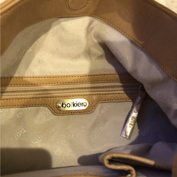 Botkier Soft Tan Leather Satchel Hobo Bag w/Gold Hardware, Chain & Dust Bag - Picture 6 of 12